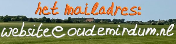 Mailadres website oudemirdum
